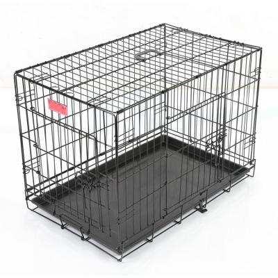 China Breathable High Quality Cheap Multi Size Metal Folding Stainless Steel Dog Kennel Outdoor Dog Cage for sale