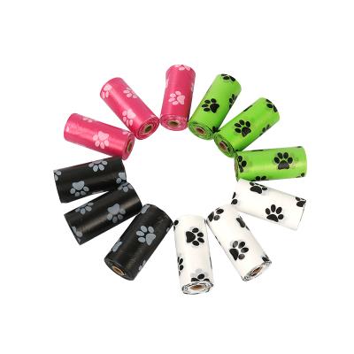 China Custom PE Stocked Biodegradable Box Packed Pet Waste Bags Dog Poop Bag With Dispenser for sale