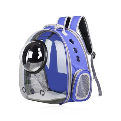 China Breathable Premium Style Cat Backpack Carrier Pet Bag Traveling Capsule Breathable Small for sale