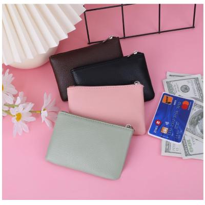 China Designer Luxury Mini Purse Genuine Leather Custom Waterproof Hot Fashion Logo Small Short Wallets For Women Line Luxury Leather for sale