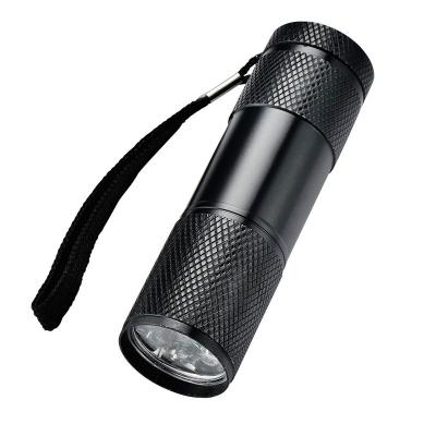 China IHUAlite Aluminum Best 9 Aluminum LED Mini Flashlight Torch Flash Light for sale