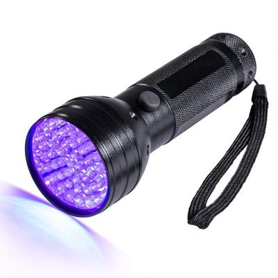 China Best 51 LED Flashlight Emergency Flashlight IHUAlite Aluminum Black Light Flashlight Aluminum UV Ultraviolet Light LED Blacklight Flashlight for sale