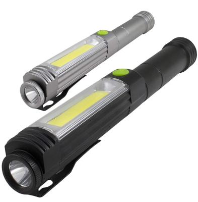 China IHUAlite AA Battery Camping Portable Handheld CREE XPE LED 3W Aluminum COB Pen Light Flashlight for sale