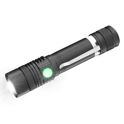 China IHUAlite CREE 10W T6 XML LED Rechargeable Portable Handheld Aluminum Camping Flashlight for sale