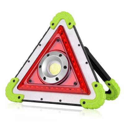 China Waterproof Car Repairing18650 Battery Power Bank IHUAlite Emergency 10W USB Rechargeable Triangle COB Working LED Flood Light for sale