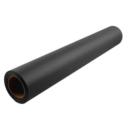 China Wholesale Korea Quality Easy Cut PVC 12 Inch X 6 Feet HTV Heat Transfer Black Vinyl Thermal Roll For Clothing for sale