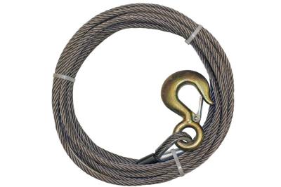 China B / A Rope Winch Line Alloy Hook High Crush Resistance With Safety Catch for sale