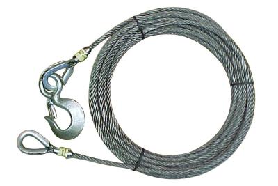 China All - Grip Wire Rope Extension IWRC For Winch Line Thimbled Eye On One End for sale