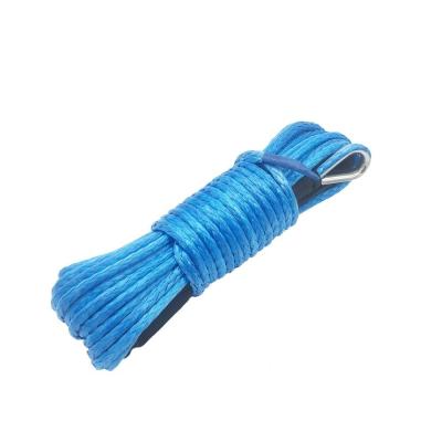 China Synthetic Rope Winch Line Light Weight Non Rotation With Sheath ATV UTV for sale