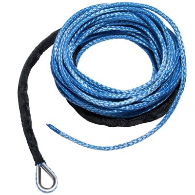 China Nylon Synthetic Winch Rope AISI Standard For SUV ATV UTV Winches Truck Boat for sale