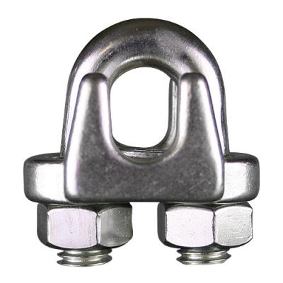 China Electro - Polished Wire Rope Cable Clamps For Overhead Line Accessories for sale