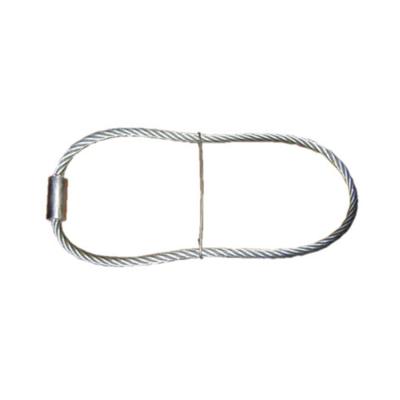 China Galvanized steel wire rope sling lifting anchor for concrete construction for sale