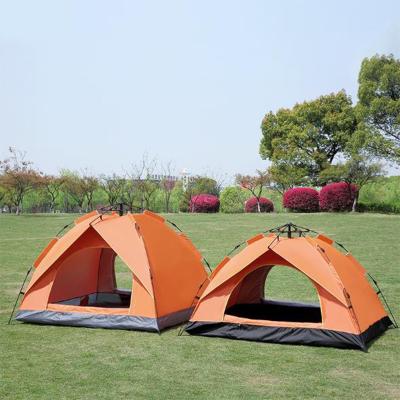 China Diagonal tether type 2021 outdoor waterproof camping folding tent fully automatic automatic instant camping tent for sale