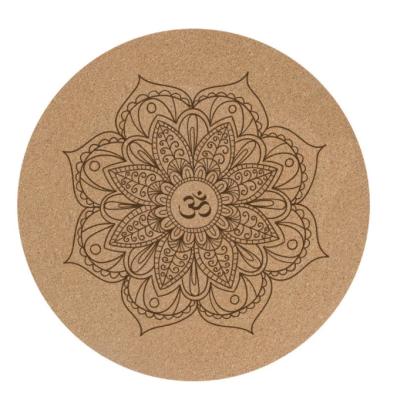 China Comfortable and soft; OEM 3mm Life Cork Yoga Mat Non-slip Absorbing Round Cork Yoga Mat Durable And Long Lasting Yoga Mat Exercise Cork Body for sale