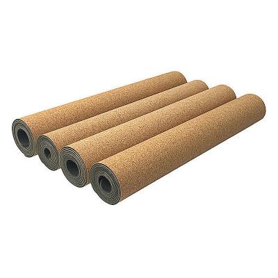 China Durable Eco Customized Natural Rubber Cork Yoga Mat Anti Slip And Easy To Clean, Comfortable for sale