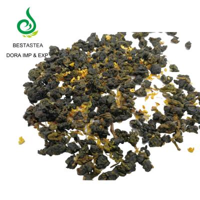 China 2021 New Tea Fashion High Quality Taiwan Osmanthus Flavor Oolong Tea Loose Flavored Tea Guihua Wulong Taiwan Alishan Oolong Tea for sale