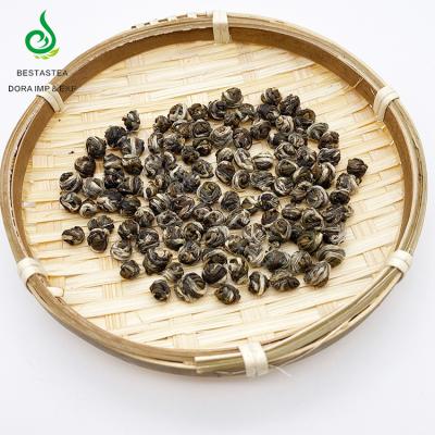 China Chinese Loose Jasmine Green Tea Jasmine Pearls Dragon Pearls Flower Tea Organic Tea for sale