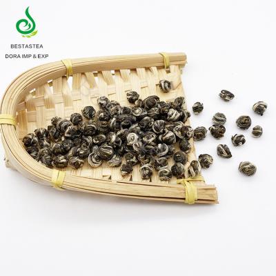 China Handmade Loose Spring Tea Gold Medal Jasmine Dragon Pearl Scented Tea Green Tea Ball Brands Best for sale