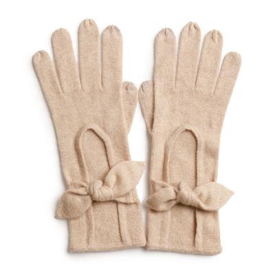 China Full Screen Touch Cashmere Gloves Winter Cashmere Gloves Single Finger Outdoor Daily Warm Plain Knitted Gloves for sale