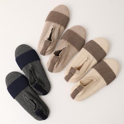 China Light weight 2021 simple and fashionable warm soft non-slip pigskin cashmere dry cleaning lower home shoes for sale