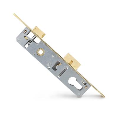 China Various Specifications Iron Mortise Metal Door Lock Body, 85mm Cheap Countercurrent Roller Lock Body for sale