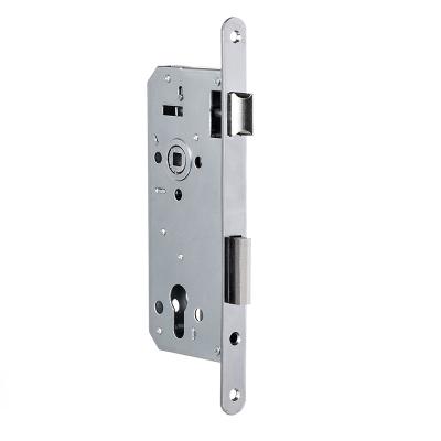 China Iron 85 Security 45/50/60/70mm Work Effective Square Bullets 45x85 Round Electronic Mortise Lock Body for sale