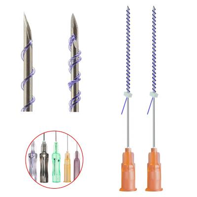 China Skin Absorbed Thread Shijiazhuang Korea Safe Triple Sharp El 2021 Pdo Lifting Screw Suture Hot Lisos 29g 38mm for sale