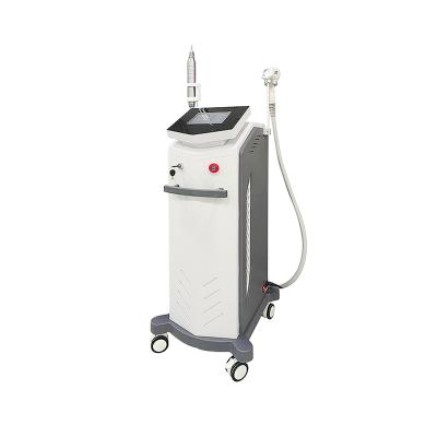 China Diode laser 755 808 cost per stationary acne treatment skin rejuvenation tattoo 1064 hair removal machines for sale