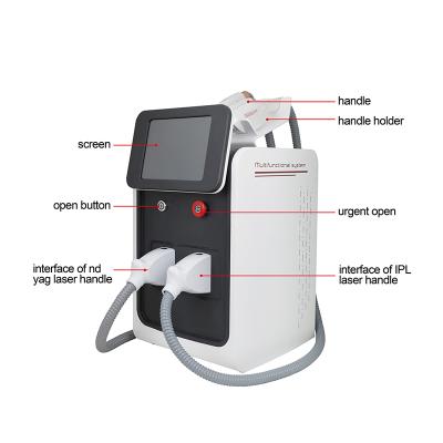 China Acne Treatment Factory Wholesale Price Hair Removal Ome Tattoo Remove Laser Light 3 in 1 Beauty Salon Skin Wrinkle Lifting Machine AS1913 for sale