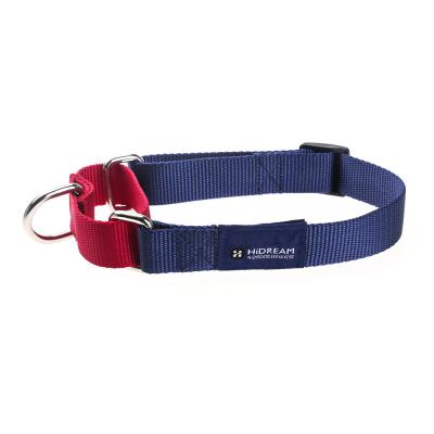 China Cuello de perro de nylon ancho redondo extensible de la hebilla cuellos de perro anchos de 3 pulgadas en venta