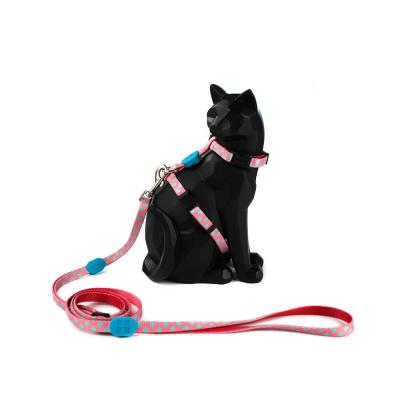 Cina Capezza rosa e guinzaglio di Cat Harness And Leash Cat regolabili in vendita