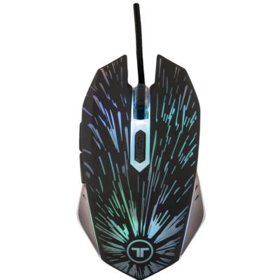 China 2400 DPI Gaming Computer 6D Button Wired USB RGB Computer Led Light Gaming Mouse for sale