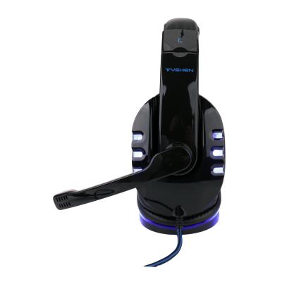 China With Lighting Popular USB LED Lighting LED Computer Gaming Headset, With Microphone And Volume Control, Ready In Stock MOQ: 10 PCS for sale