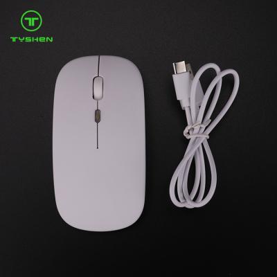 China 3D 2.4Ghz BT Mouse Ultra Thin Dual Mode Silent Rechargeable Wireless Type-C for Laptop and Mac for sale