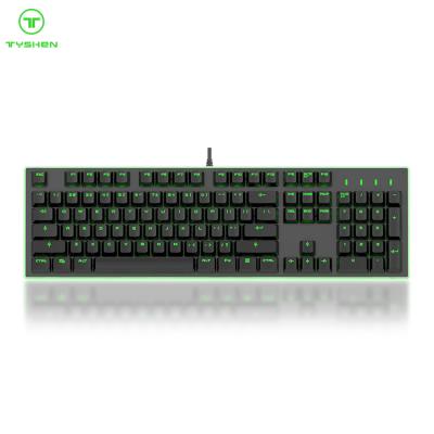 China 100% Brown 104 Keys Normal Or 105 Silent Switch Yes Gaming Mechanical Keyboard RGB for sale