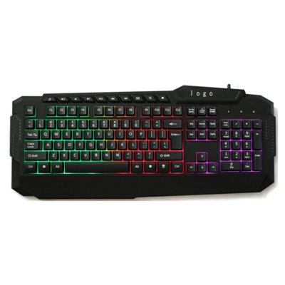 China Entry Level Ambidextrous Backlight Gaming Keyboard with 8 Multimedia Keys, 19 Keys No Ghosting, Rainbow Backlight for sale