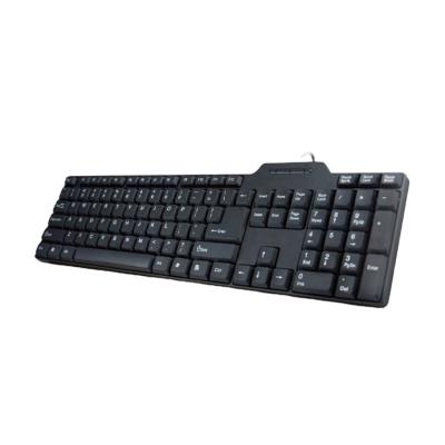 China Simple Design Ambidextrous Cheap Computer USB Convenient Cable Standard Keyboard For Office for sale