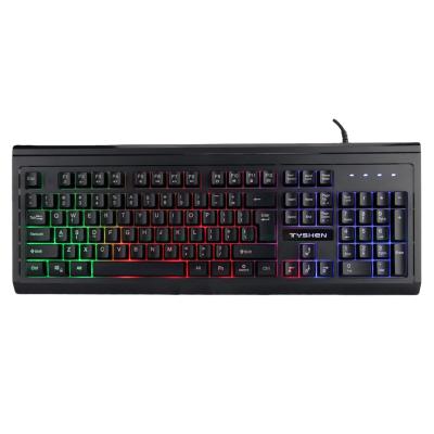 China For 2021 new ambidextrous model, high quality with strong structure, LED rainbow backlit color, 19 keys no ghosting, gaming keyboard for sale