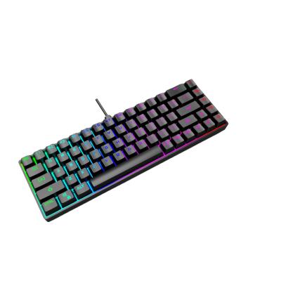 China 2021 Radio RGB Mini Gaming Keyboard Mechanical Keyboard for sale