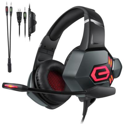 China Custom Branded Headphones FBI Headband USB 7.1 PC Promotional Edge Headphones - Sound Gaming Headphones for Immersive Gaming Experience for sale