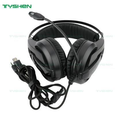 China 7.1 Headband Headphones Gaming Headphones Virtual Loud Electronics Vibration Headband Headsets With LED Light Cool Headphones for sale