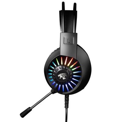 China Hot Selling Wired Earphone Game Headsets With Mic. RGB lighting for sale