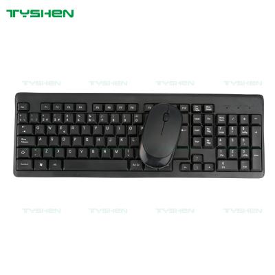 China 2.4G Ambidextrous Wireless Keyboard Mouse Combo Tyshen Branded One Hand Silent Gaming Soft Keyboard and Mouse Combo 2.4ghz for sale