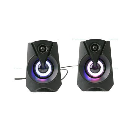 China Wireless Charger For Mobile Phone 2021 New Model , 2.0 Channel , Mini Size LED RGB Gaming Speaker For Computer for sale