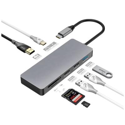 China 7 in 1 USB C HUB, multi function hub small size for sale