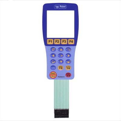 China Waterproof Telecommunication Equipment Polyester Membrane Keypad Switch for sale