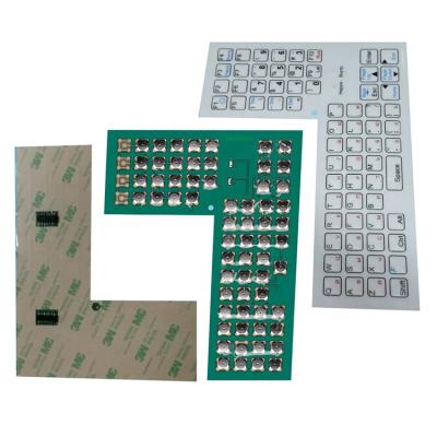 China Telecommunication Equipment Screen Printing Cheap Custom PCB Membrane Switch PCB Keyboard for sale