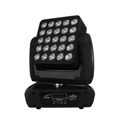 China Stage show big power led stage lights moving head light 25pcs 12w led matrix with dmx for sale