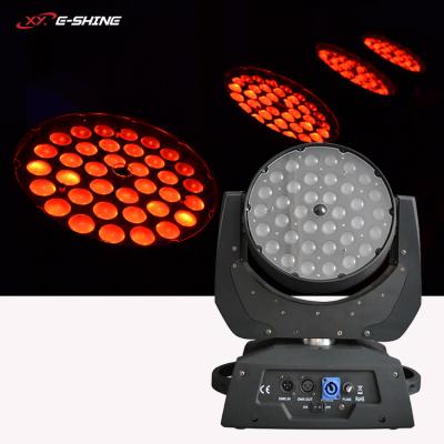 China Hot Sale 36*10W RGBW 4in Stage 1 Wash With Zoom DMX512 LED Moving Head Light for sale