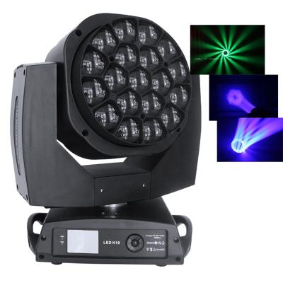 China 19 x15W Stage Bee Eye K10 Led Moving Head With 4in1 Zoom Stage Lighting for sale